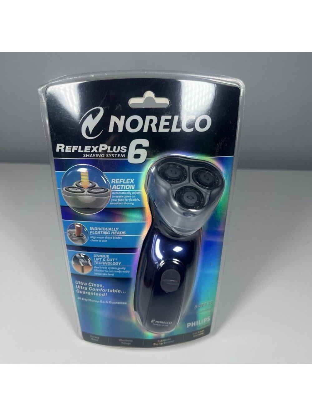 Razor Philips Norelco 6423LC Reflex Plus 6 Shaving System Corded New Sealed